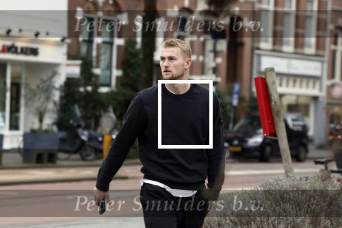 Amsterdam 20 februari 2023
Matthijs de Ligt en zijn broer in Amsterdam zuid.