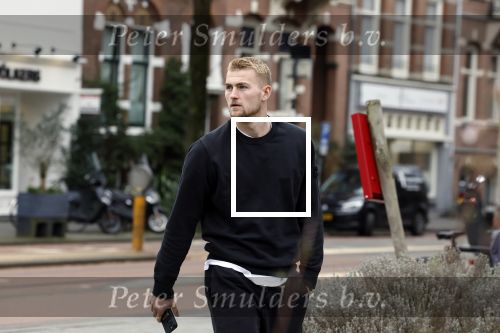 Amsterdam 20 februari 2023
Matthijs de Ligt en zijn broer in Amsterdam zuid.
