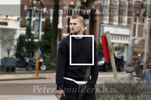 Amsterdam 20 februari 2023
Matthijs de Ligt en zijn broer in Amsterdam zuid.