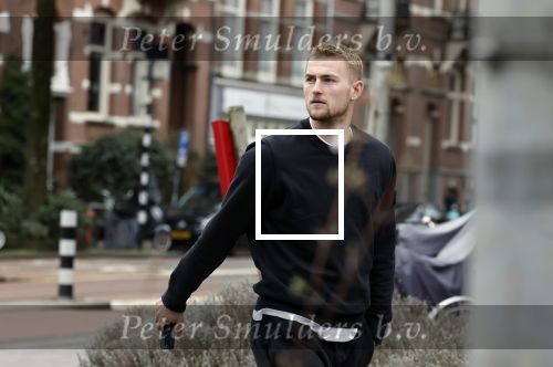 Amsterdam 20 februari 2023
Matthijs de Ligt en zijn broer in Amsterdam zuid.