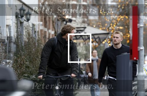 Amsterdam 20 februari 2023
Matthijs de Ligt en zijn broer in Amsterdam zuid.