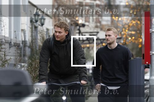 Amsterdam 20 februari 2023
Matthijs de Ligt en zijn broer in Amsterdam zuid.