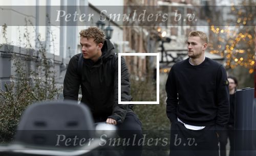 Amsterdam 20 februari 2023
Matthijs de Ligt en zijn broer in Amsterdam zuid.