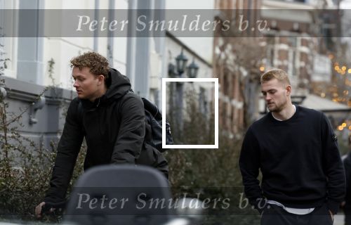Amsterdam 20 februari 2023
Matthijs de Ligt en zijn broer in Amsterdam zuid.