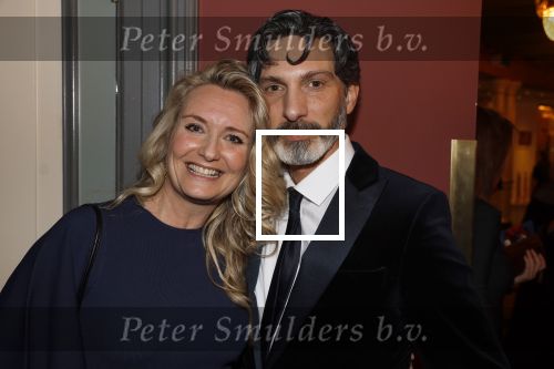 Amsterdam 5 maart 2023
Premiere les Miserables in Carre.
Myrna v Kemenade met partner