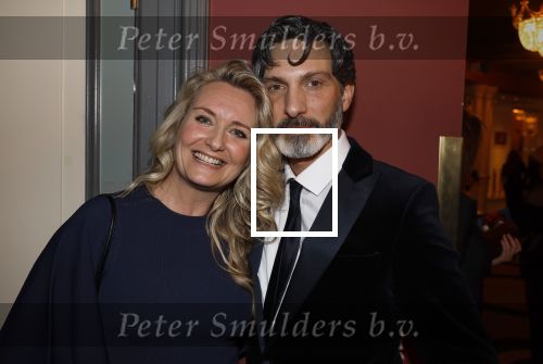 Amsterdam 5 maart 2023
Premiere les Miserables in Carre.
Myrna v Kemenade met partner