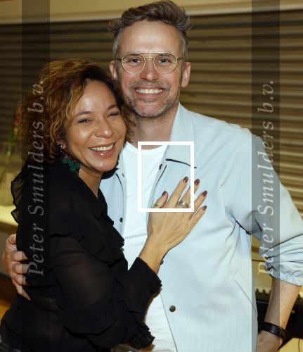 Amsterdam 21 februari 2023
Presentatie cast musical the Bodyguard . Oa Nurlaila Kareem en Tarikh Janssen spelen mee.
Nurlaila en Patrick Martens