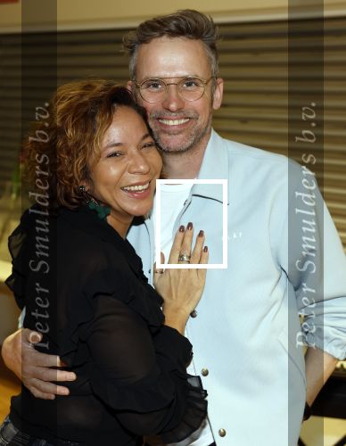 Amsterdam 21 februari 2023
Presentatie cast musical the Bodyguard . Oa Nurlaila Kareem en Tarikh Janssen spelen mee.
Nurlaila en Patrick Martens