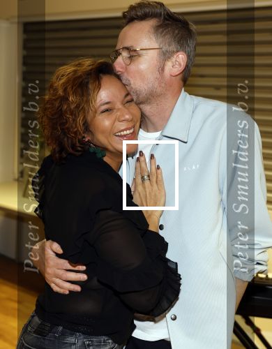 Amsterdam 21 februari 2023
Presentatie cast musical the Bodyguard . Oa Nurlaila Kareem en Tarikh Janssen spelen mee.
Nurlaila en Patrick Martens
