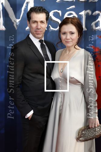 Amsterdam 5 maart 2023
Premiere les Miserables in Carre.
Oren Schrijver met zijn partner Celine Purcell