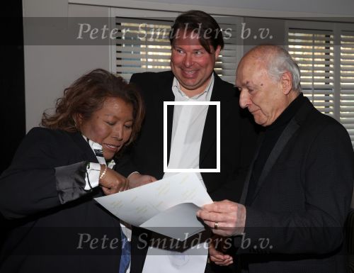 Renkum, 26 Februari 2023
Feest tgv 55 jaar samen  Ronnie Tober en Jan Jochems.
Peter Koelewijn met Bart Peeters en Justine Pelmelay