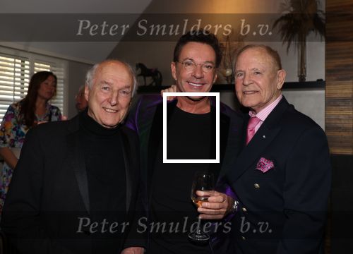 Renkum, 26 Februari 2023
Feest tgv 55 jaar samen  Ronnie Tober en Jan Jochems.
Peter Koelewijn met Jan Jochems en Gerard Joling