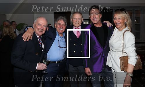 Renkum, 26 Februari 2023
Feest tgv 55 jaar samen  Ronnie Tober en Jan Jochems.
Ronnie Tober Jan Jochems Adr-Jan Hoes en vrouw en Gerard Joling met Tony Neef