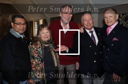 Renkum, 26 Februari 2023
Feest tgv 55 jaar samen  Ronnie Tober en Jan Jochems.
Ronnie Tober en Jan Jochems Wieteke van Dort met haar zoon en man