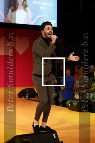 Amsterdam 23 februari 2023
Roy Donders tijdens opterden op huishoudbeurs op de rai en in de stand van TLC