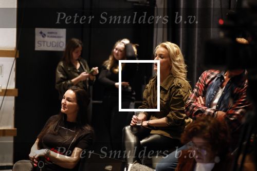 Utrecht 6 maart 2023
Repetities Holland zingt Hazes met aanwezig Jeroen v d Boom Gerard Joling  Waylon Karsu John de Bever Jamai en Samantha Steenwijk. Samantha Steenwijk met partner