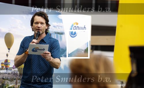 Amsterdam 18 februari 2023
Sander janson aan het werk voor de ANWB op de huishoudbeurs in de rai