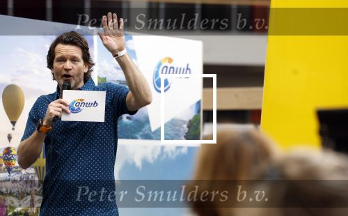 Amsterdam 18 februari 2023
Sander janson aan het werk voor de ANWB op de huishoudbeurs in de rai
