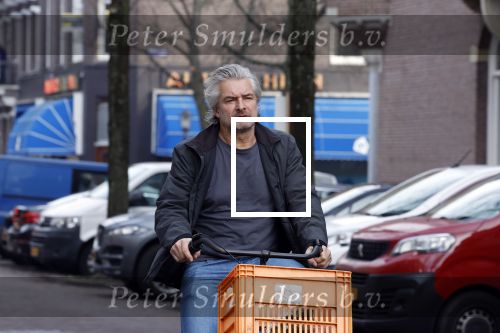 Amsterdam 15 februari 2023
Victor Reinier op de fiets in Amsterdam zuid.