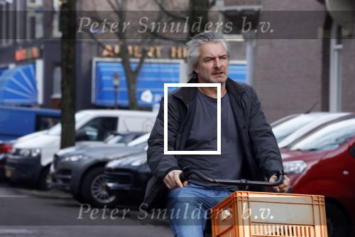 Amsterdam 15 februari 2023
Victor Reinier op de fiets in Amsterdam zuid.