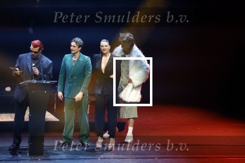 Leusden 6 maart 2023
Uitreiking Edisons in het AFAS theater .
Maan en haar vriend Goldband-zanger Karel Gerlach op de edisons. Goldband is de grote winnaar met m,eerdere edisons