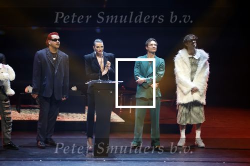 Leusden 6 maart 2023
Uitreiking Edisons in het AFAS theater .
Maan en haar vriend Goldband-zanger Karel Gerlach op de edisons. Goldband is de grote winnaar met m,eerdere edisons