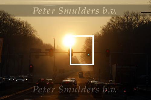 Arnhem 15 februari 2023
Zon komt op tijdens ochtendspits.