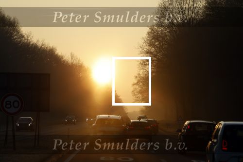 Arnhem 15 februari 2023
Zon komt op tijdens ochtendspits.