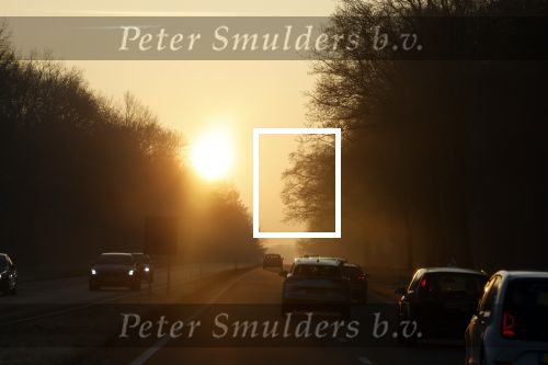 Arnhem 15 februari 2023
Zon komt op tijdens ochtendspits.