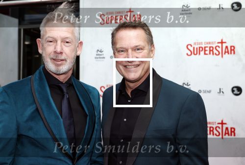 Amsterdam 21 januari 2024
Premiere Jesus Christ Superstar in het DeLaMar theater. Albert Verlinde met partner Onno Hoes