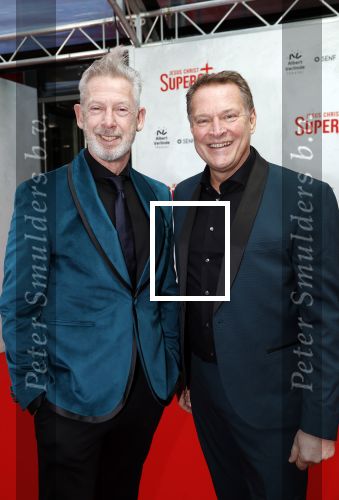 Amsterdam 21 januari 2024
Premiere Jesus Christ Superstar in het DeLaMar theater. Albert Verlinde met partner Onno Hoes