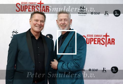 Amsterdam 21 januari 2024
Premiere Jesus Christ Superstar in het DeLaMar theater. Albert Verlinde met partner Onno Hoes