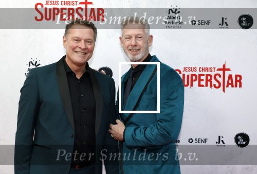 Amsterdam 21 januari 2024
Premiere Jesus Christ Superstar in het DeLaMar theater. Albert Verlinde met partner Onno Hoes