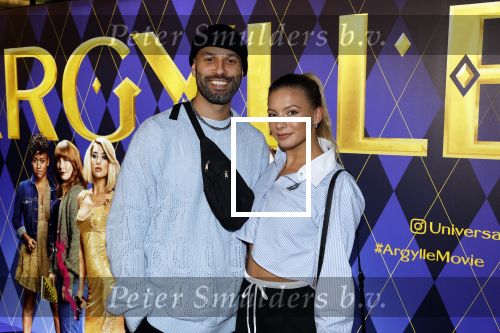 Amsterdam 30 januari 2024
Premiere Argylle in Pathe Arena. Amber Delil met vriend DJ Hato
