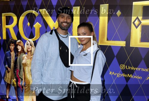 Amsterdam 30 januari 2024
Premiere Argylle in Pathe Arena. Amber Delil met vriend DJ Hato