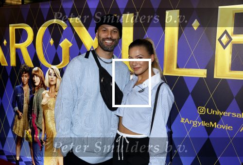 Amsterdam 30 januari 2024
Premiere Argylle in Pathe Arena. Amber Delil met vriend DJ Hato
