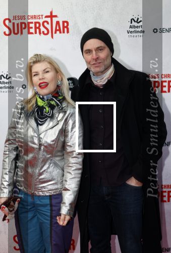 Amsterdam 21 januari 2024
Premiere Jesus Christ Superstar in het DeLaMar theater. Anne Marie Jung met partner