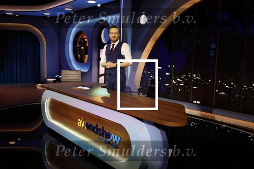 Hilversum 29 februari 2024
Joost Klein presenteert het liedje Europapa bij de show van Arjan Lubch op het mediapark.