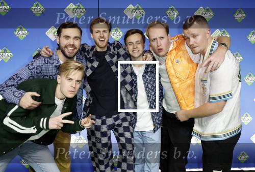 Hilversum 27 januari 2024
Zapp awards in studio 21 .Raoul, Robbie, Milo, Koen, Matthy Bankzitters
