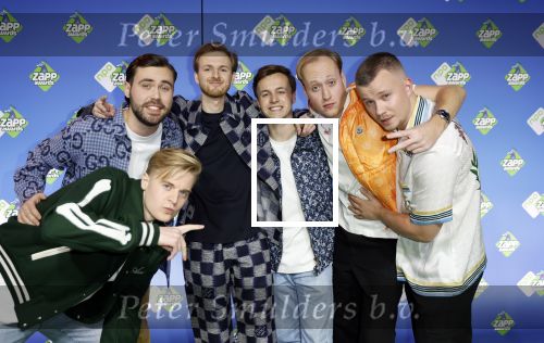 Hilversum 27 januari 2024
Zapp awards in studio 21 .Raoul, Robbie, Milo, Koen, Matthy Bankzitters