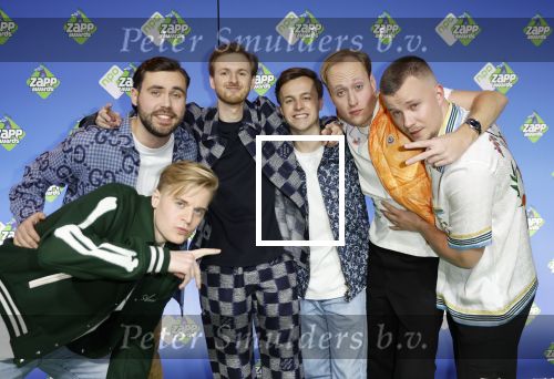 Hilversum 27 januari 2024
Zapp awards in studio 21 .Raoul, Robbie, Milo, Koen, Matthy Bankzitters