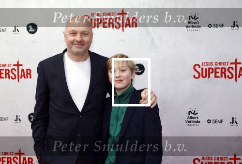 Amsterdam 21 januari 2024
Premiere Jesus Christ Superstar in het DeLaMar theater. Boris v d Ham met zoon