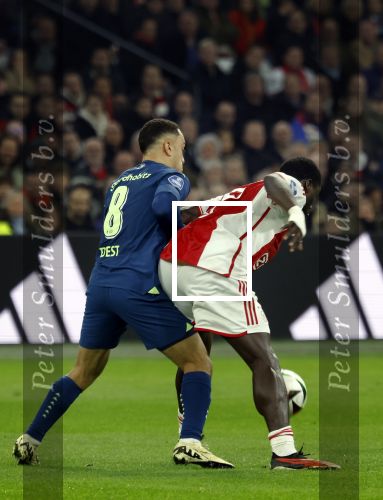 Amsterdam, 3 Februari 2024 AJAX-PSV, eindstand 1-1
Kompetitie Seizoen 2023-2024
Brian Brobbey