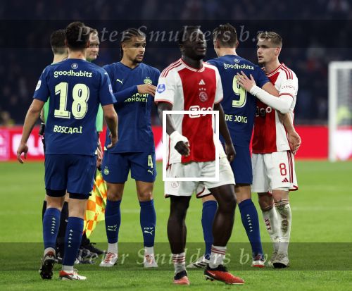 Amsterdam, 3 Februari 2024 AJAX-PSV, eindstand 1-1
Kompetitie Seizoen 2023-2024
Brian Brobbey