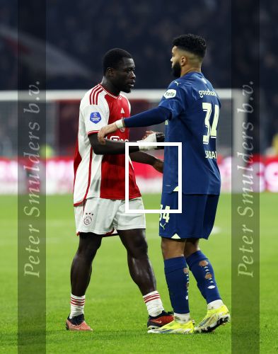 Amsterdam, 3 Februari 2024 AJAX-PSV, eindstand 1-1
Kompetitie Seizoen 2023-2024
Brian Brobbey
