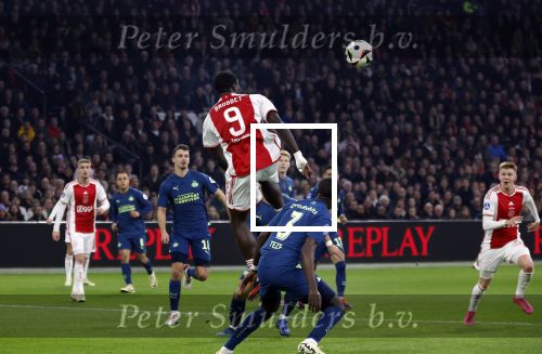 Amsterdam, 3 Februari 2024 AJAX-PSV, eindstand 1-1
Kompetitie Seizoen 2023-2024
Brian Brobbey