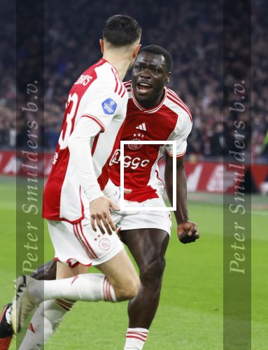 Amsterdam, 3 Februari 2024 AJAX-PSV, eindstand 1-1
Kompetitie Seizoen 2023-2024
Brian Brobbey en Steven Berghuis