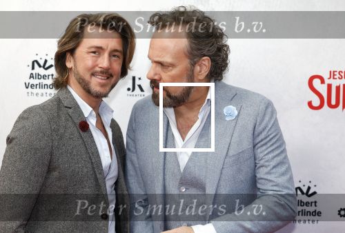 Amsterdam 21 januari 2024
Premiere Jesus Christ Superstar in het DeLaMar theater. carlo Boszhard met partner Herald