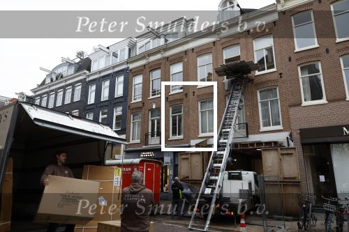 Amsterdam 8 februari 2024
Dave Roelvink aan het verhuizen .