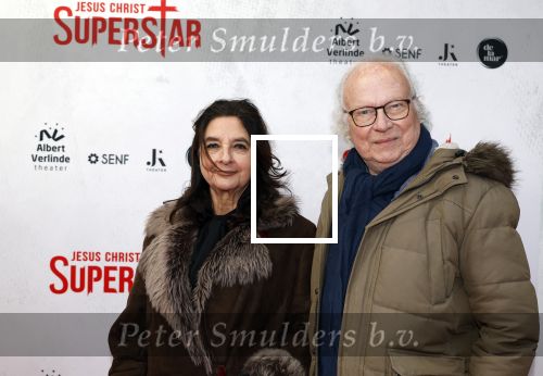 Amsterdam 21 januari 2024
Premiere Jesus Christ Superstar in het DeLaMar theater. Eddy Habbema met zijn vrouw